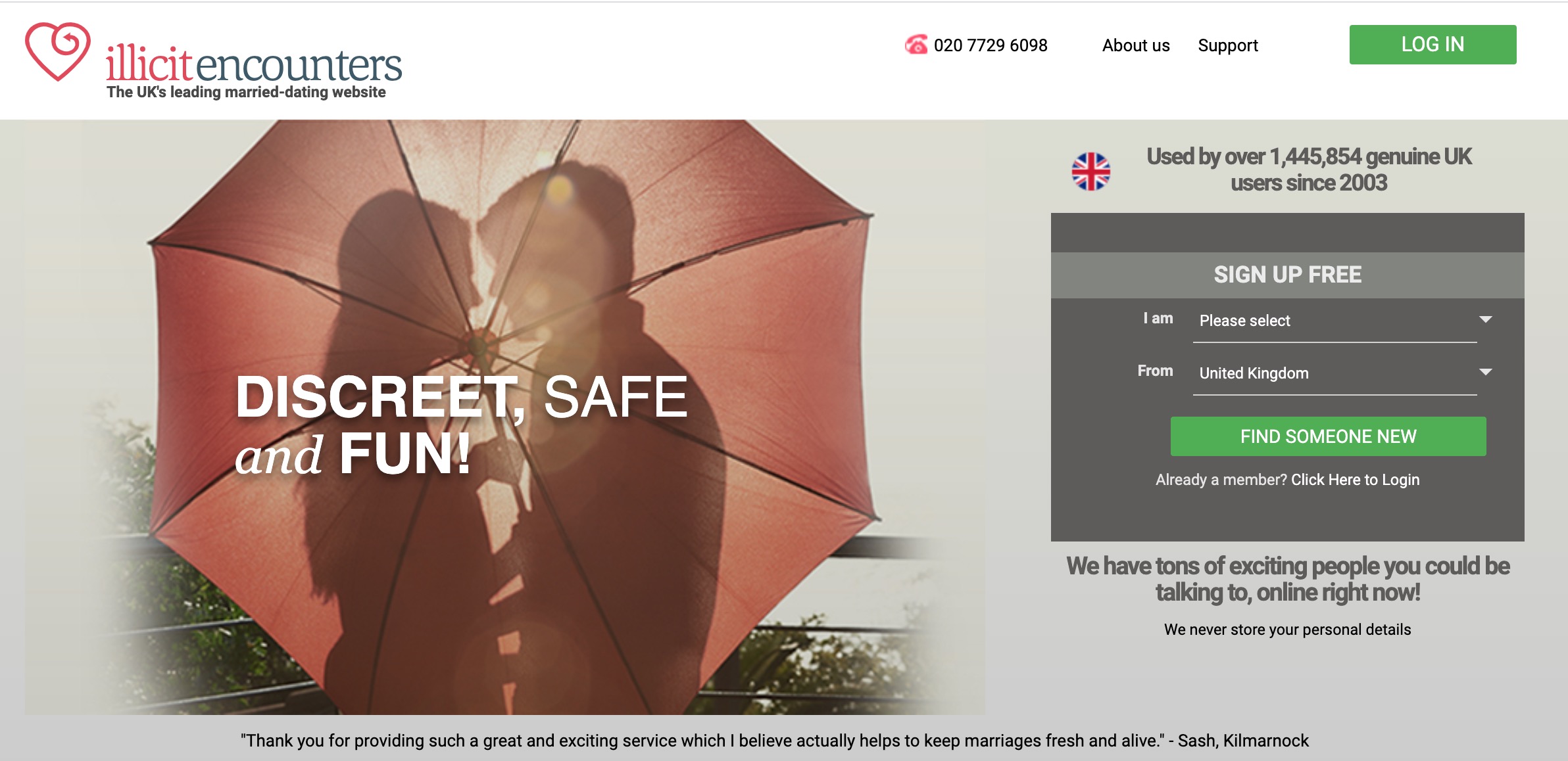 Illicit Encounters main page