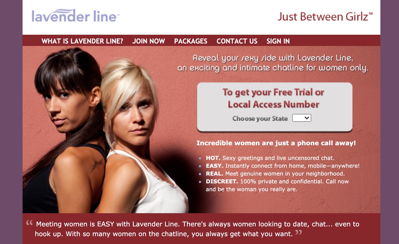 Lavender Line main page